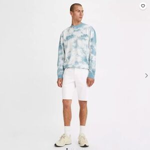 Levis White 511 Cut-Off Slim Shorts, Size 29